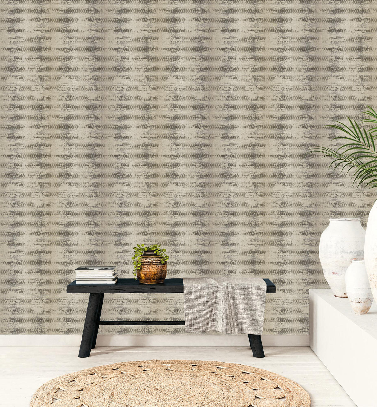 Galerie Bazaar Weave Beige Wallpaper