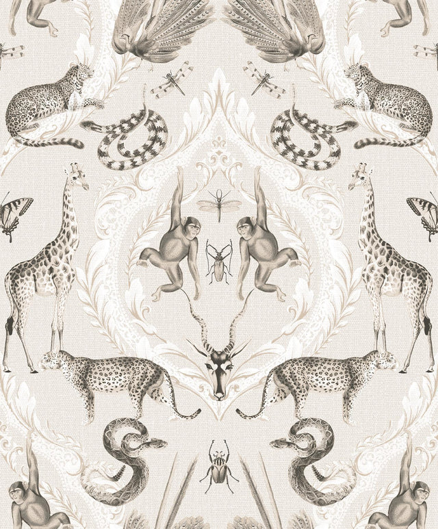 Galerie Menagerie Beige Wallpaper