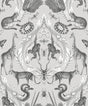 Galerie Menagerie Silver Grey Wallpaper