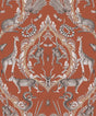Galerie Menagerie Orange Wallpaper