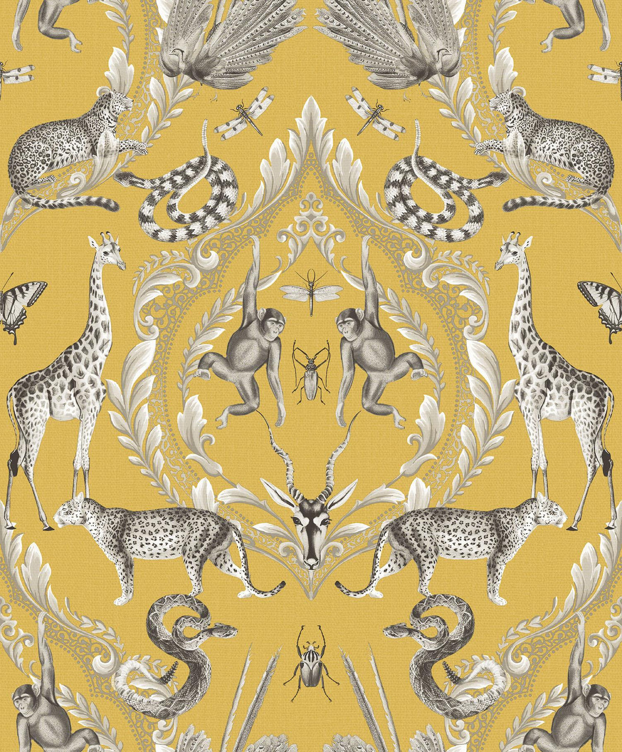 Galerie Menagerie Yellow Wallpaper