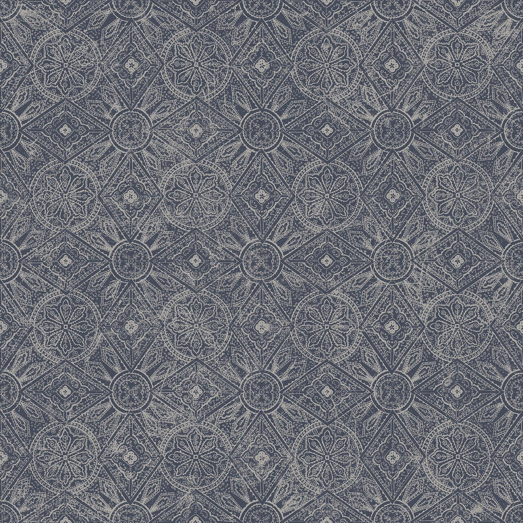 Galerie Moroccan Paisley Blue Wallpaper