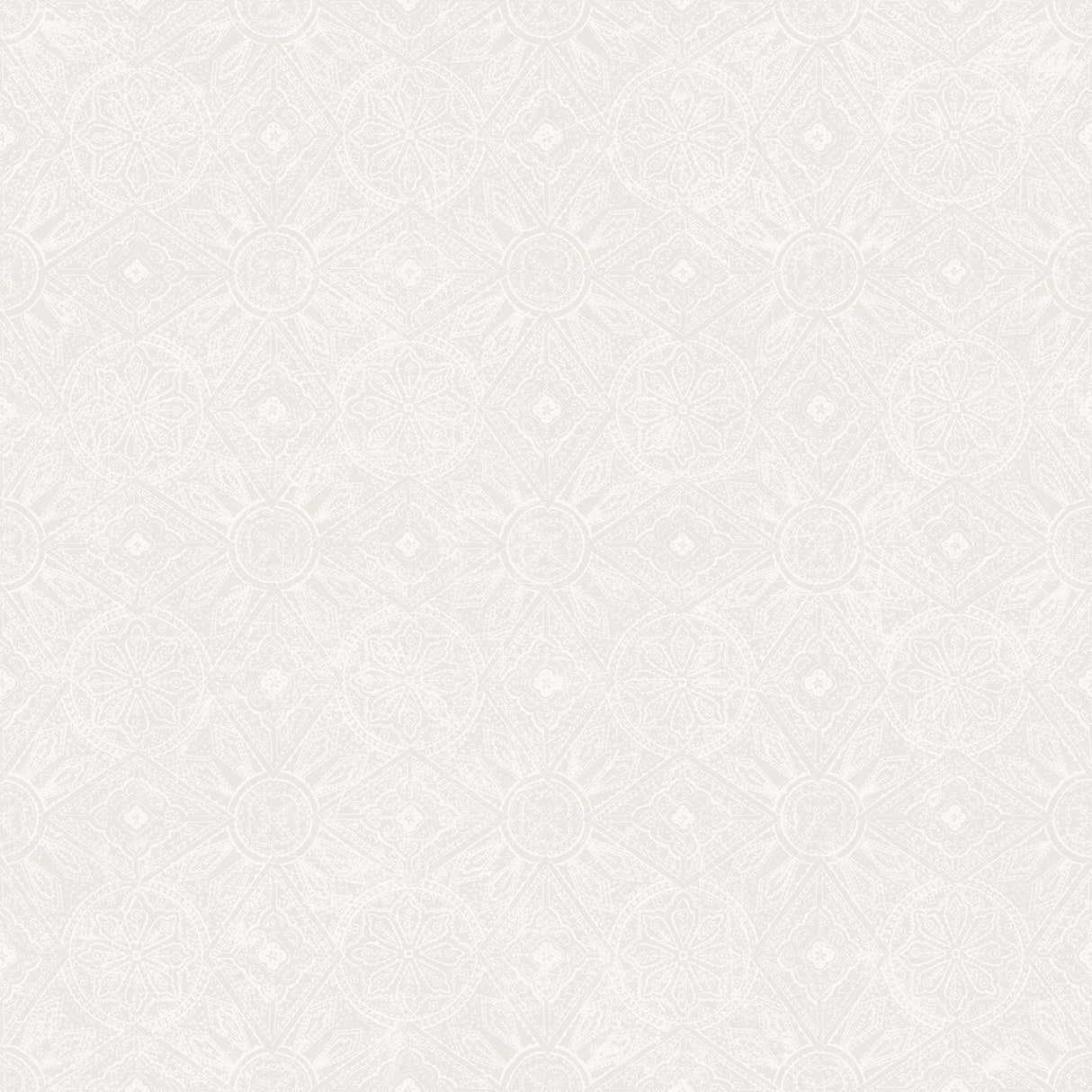 Galerie Moroccan Paisley White Wallpaper