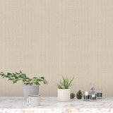 Galerie Moss Stripe Beige Wallpaper