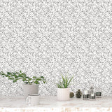 Galerie Tangier Tile Black Wallpaper