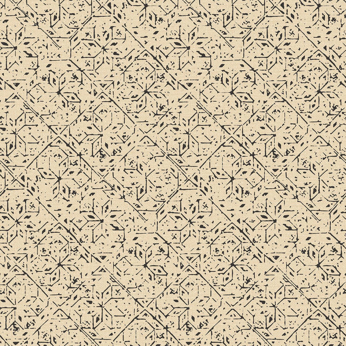 Galerie Tangier Tile Beige Wallpaper