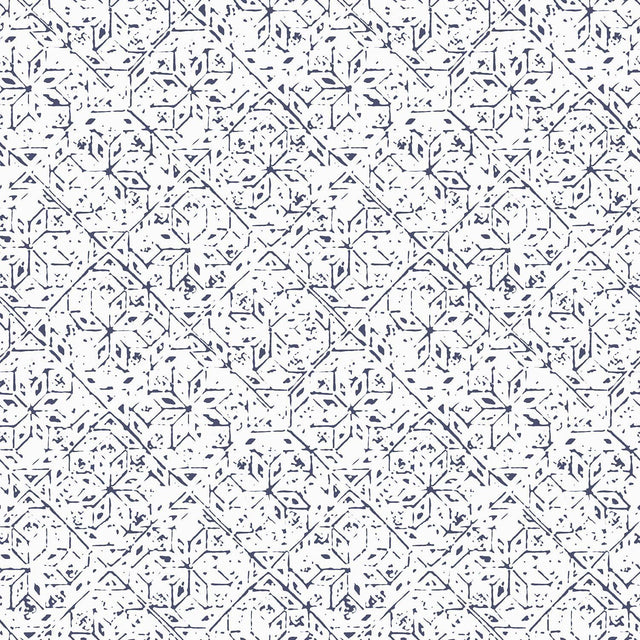 Galerie Tangier Tile Blue Wallpaper