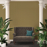 Galerie Art Deco Style Geometric Motif Beige Wallpaper