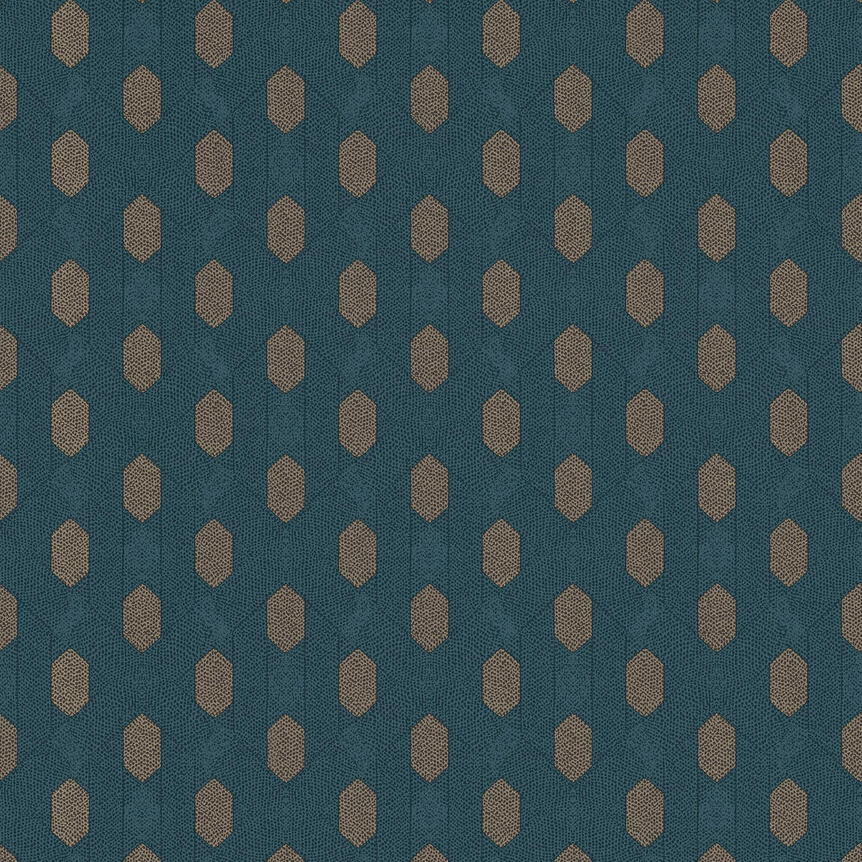 Galerie Art Deco Style Geometric Motif Blue Wallpaper