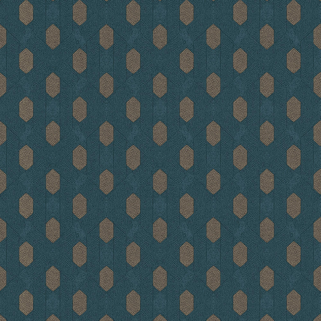 Galerie Art Deco Style Geometric Motif Blue Wallpaper