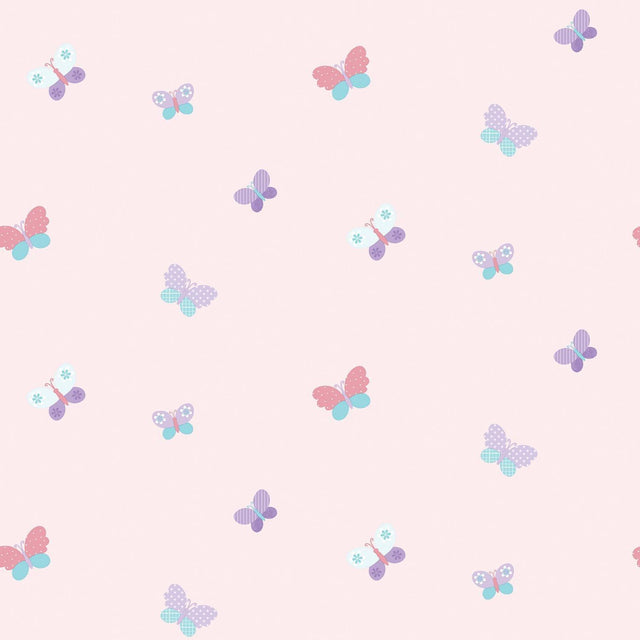 Galerie Butterflies Pink Wallpaper