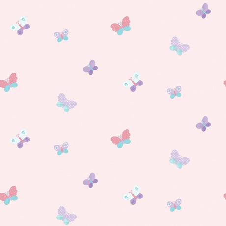 Galerie Butterflies Pink Wallpaper