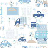 Galerie Traffic Blue Wallpaper