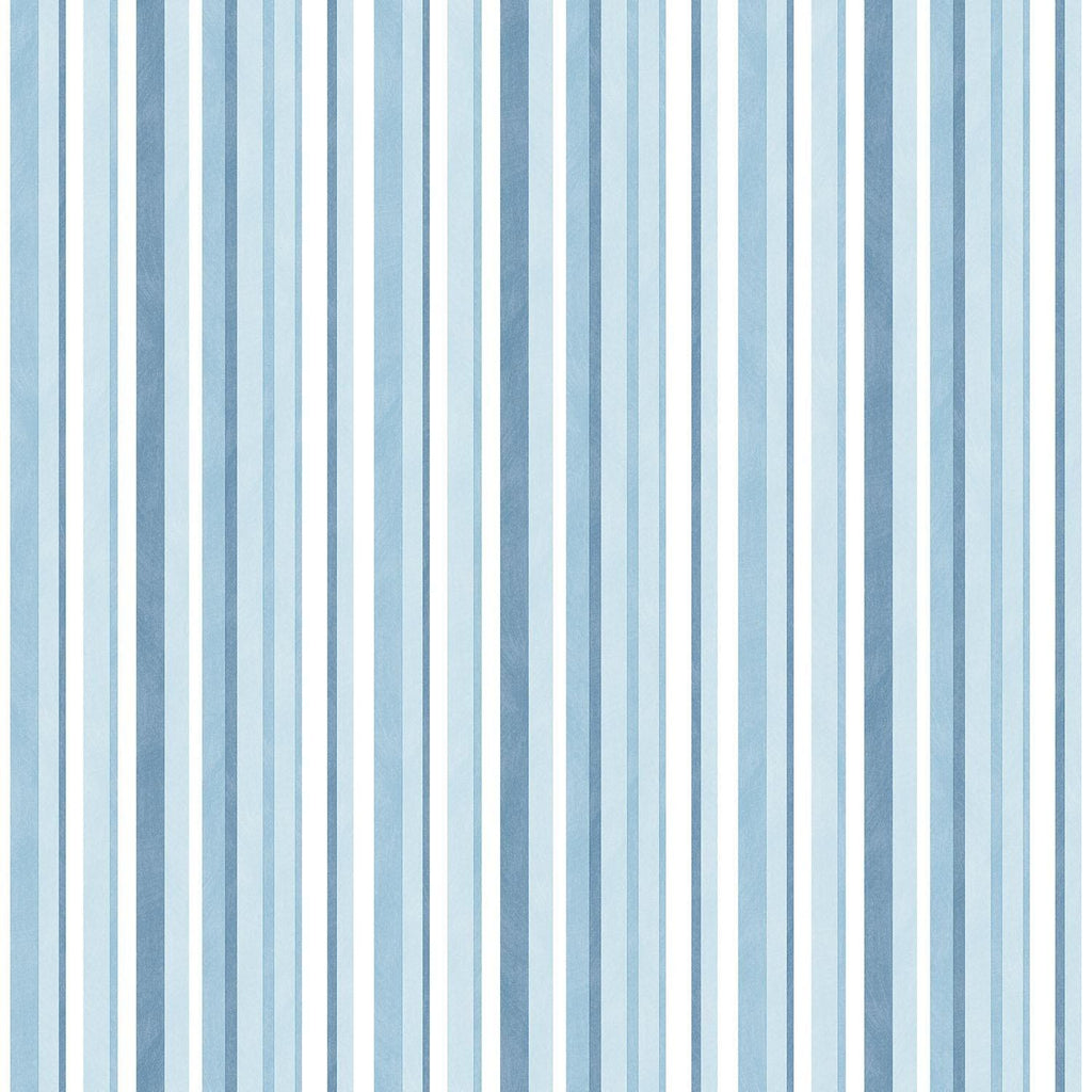 Galerie Washed Striped Blue Wallpaper