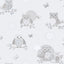 Galerie Mono Owls Silver Grey Wallpaper