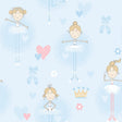 Galerie Ballerinas Blue Wallpaper