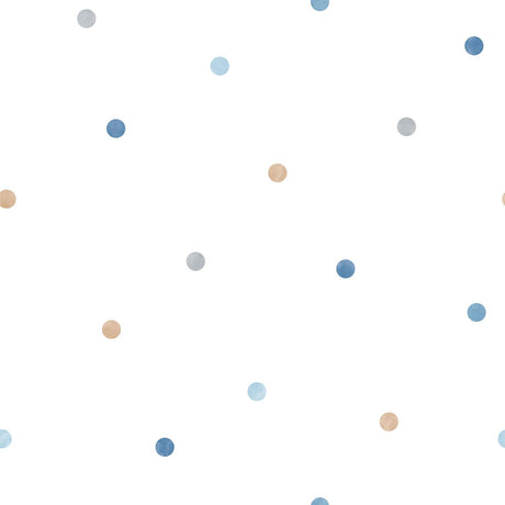Galerie Giant Polko Dots Blue Wallpaper