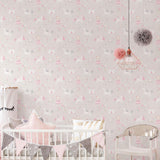 Galerie Unicorns and Princesses Silver Grey Wallpaper