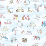 Galerie Alphabet Blue Wallpaper