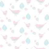 Galerie Pretty Birds Pink Wallpaper
