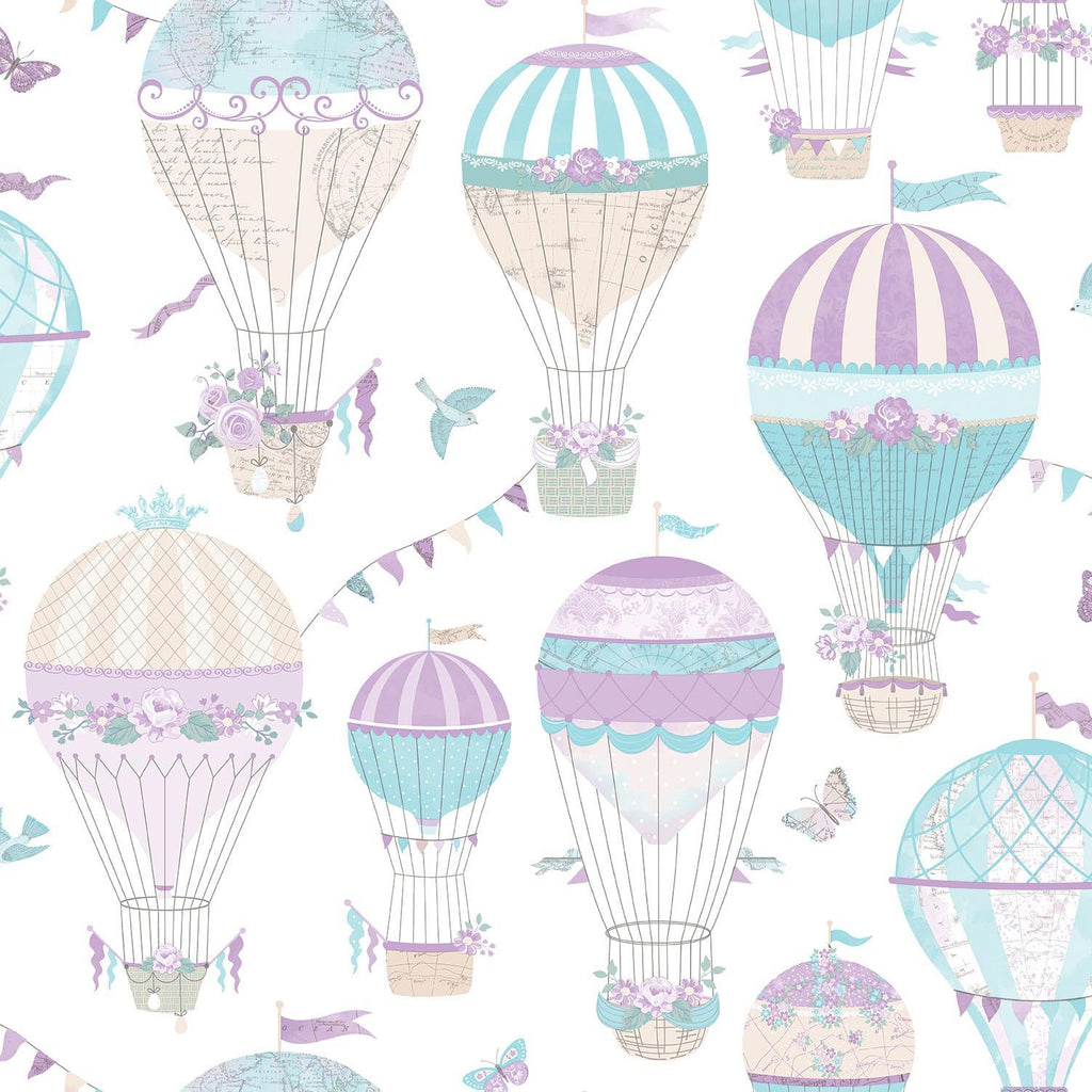 Galerie Balloon Journey Multi-coloured Wallpaper