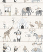 Galerie Circus Parade Beige Wallpaper