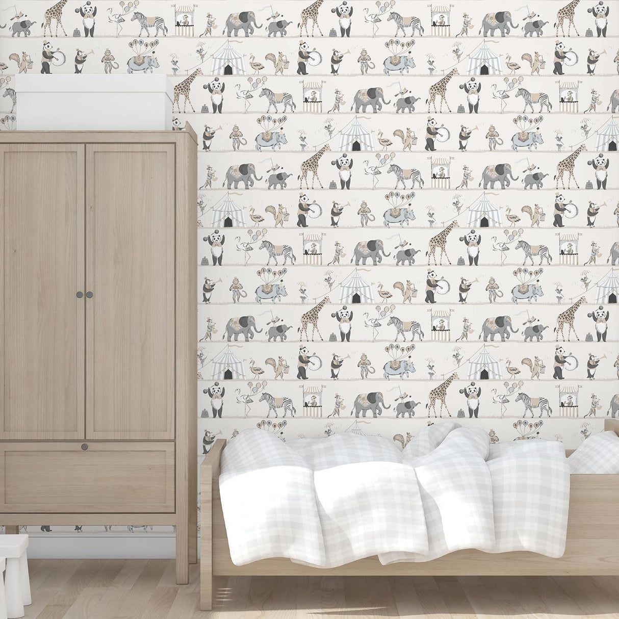 Galerie Circus Parade Beige Wallpaper