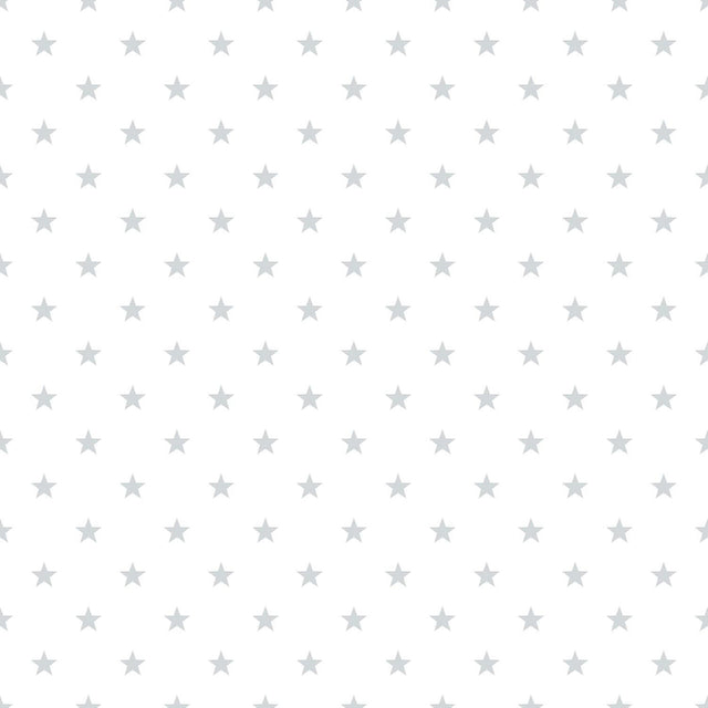 Galerie Small Stars Silver Grey Wallpaper