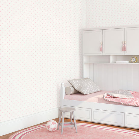 Galerie Small Stars Pink Wallpaper