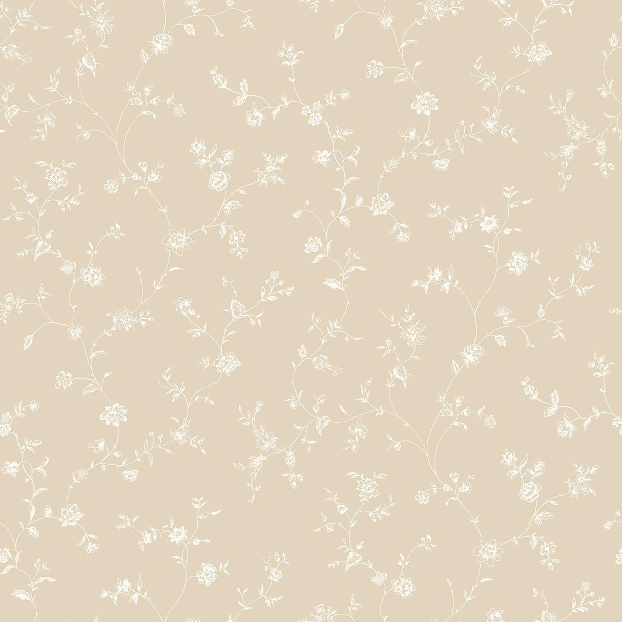 Galerie Floral Trail Cream Wallpaper