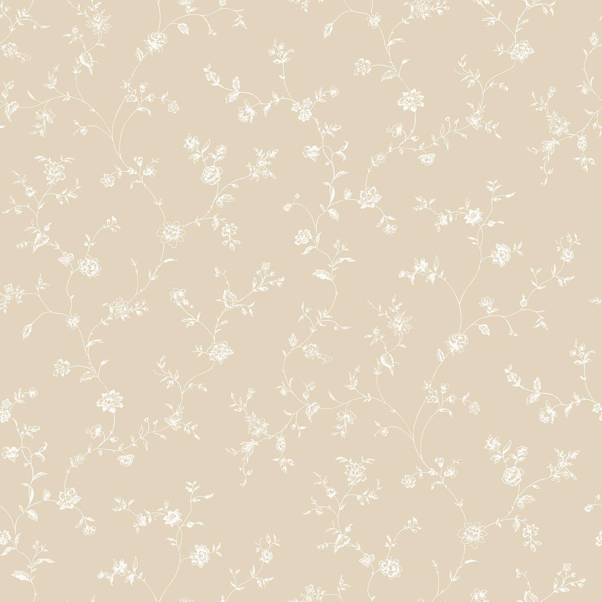 Galerie Floral Trail Cream Wallpaper