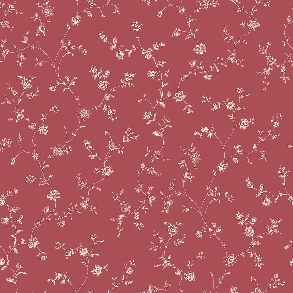 Galerie Floral Trail Red Wallpaper