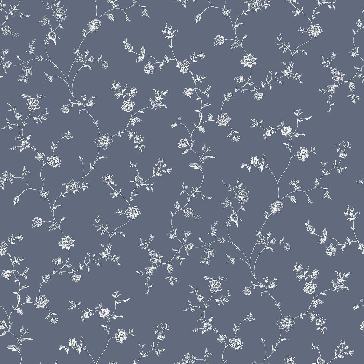 Galerie Floral Trail Blue Wallpaper
