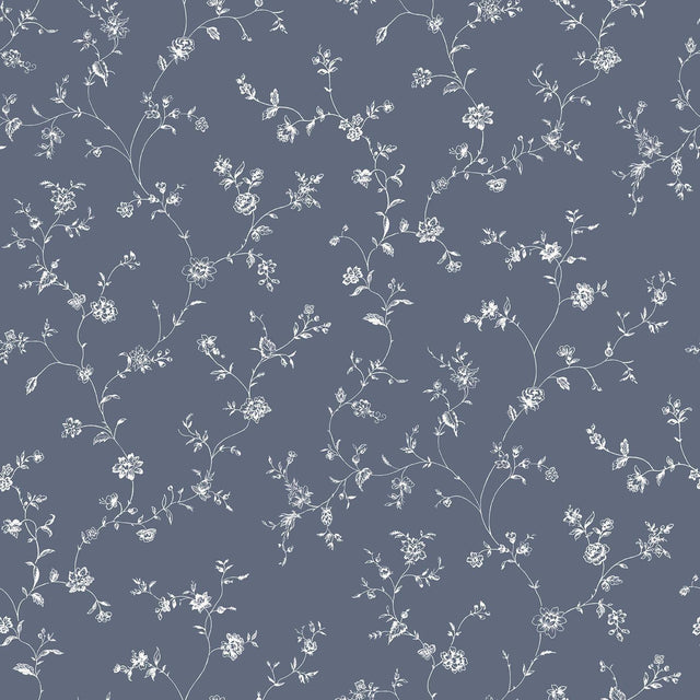 Galerie Floral Trail Blue Wallpaper