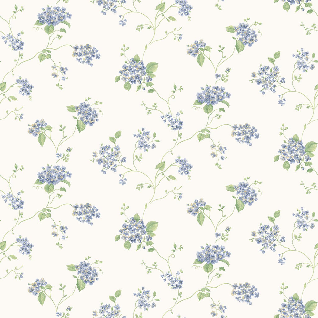 Galerie Small Floral Trail Blue Wallpaper