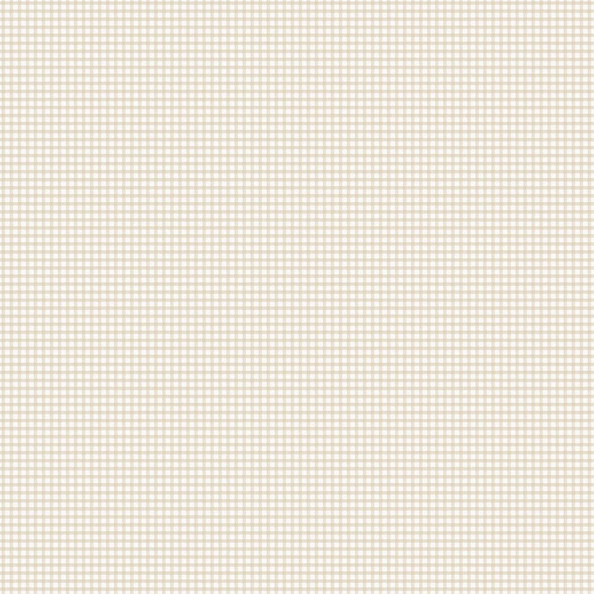 Galerie Small Gingham Plaid Cream Wallpaper
