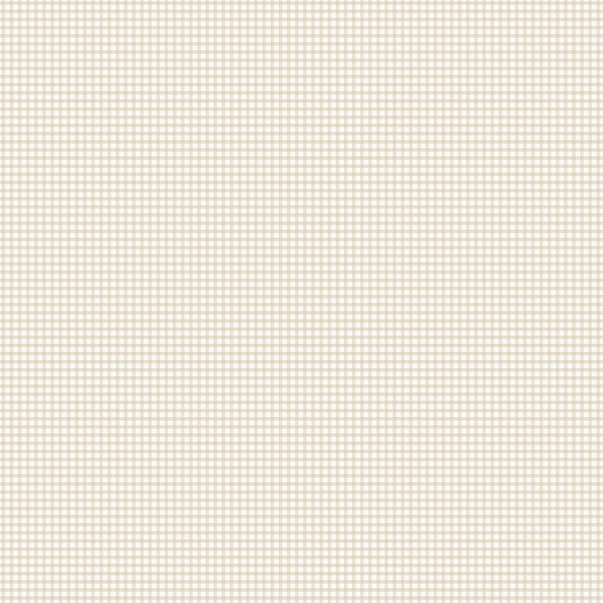 Galerie Small Gingham Plaid Cream Wallpaper