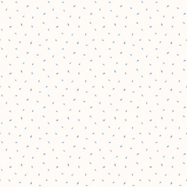 Galerie Small leaf toss White Wallpaper