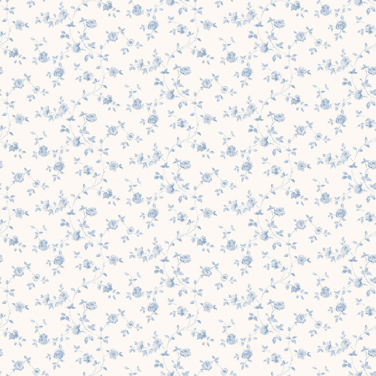 Galerie Small Rose Trail Blue Wallpaper