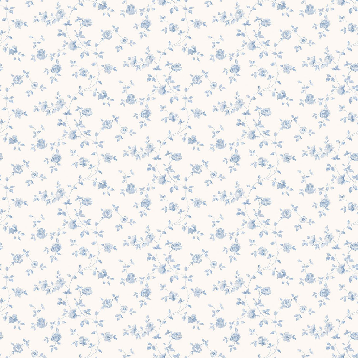 Galerie Small Rose Trail Blue Wallpaper