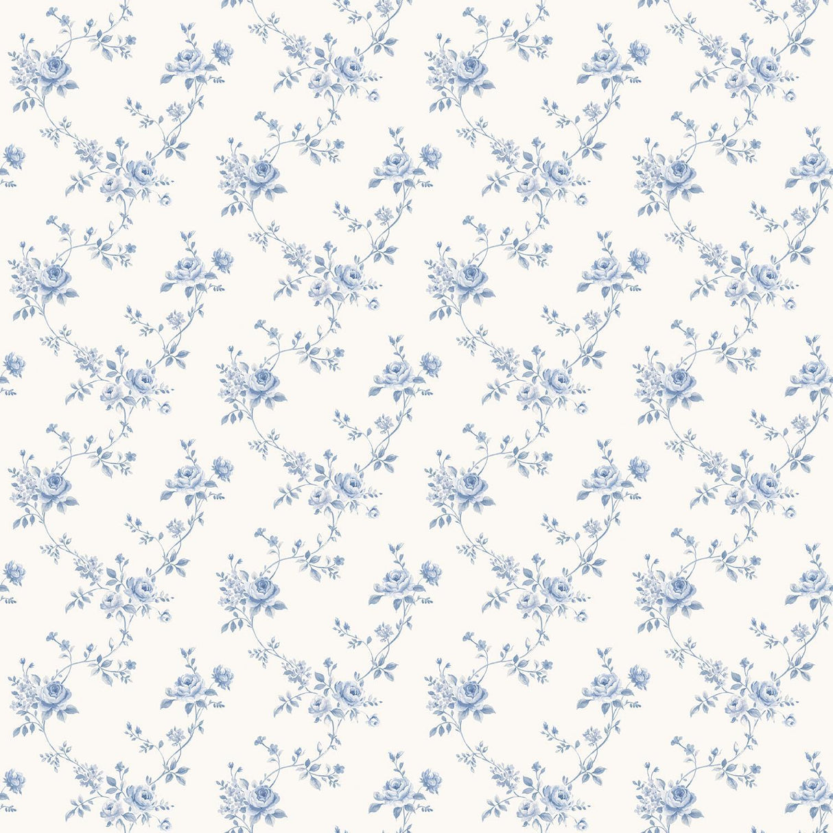 Galerie Medium rose trail Blue Wallpaper