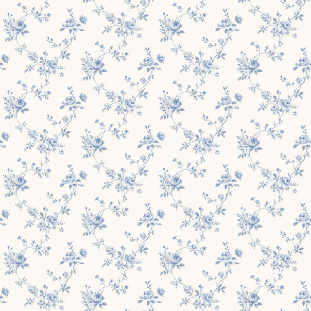 Galerie Medium rose trail Blue Wallpaper
