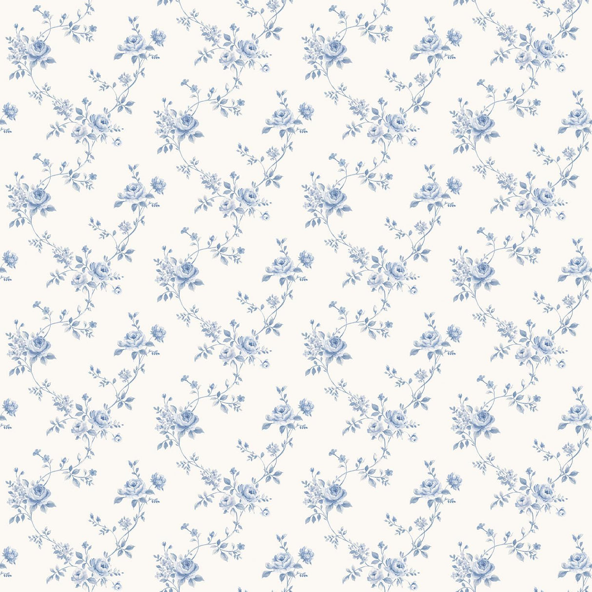 Galerie Medium rose trail Blue Wallpaper