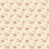 Galerie Medium Rose Trail Cream Wallpaper