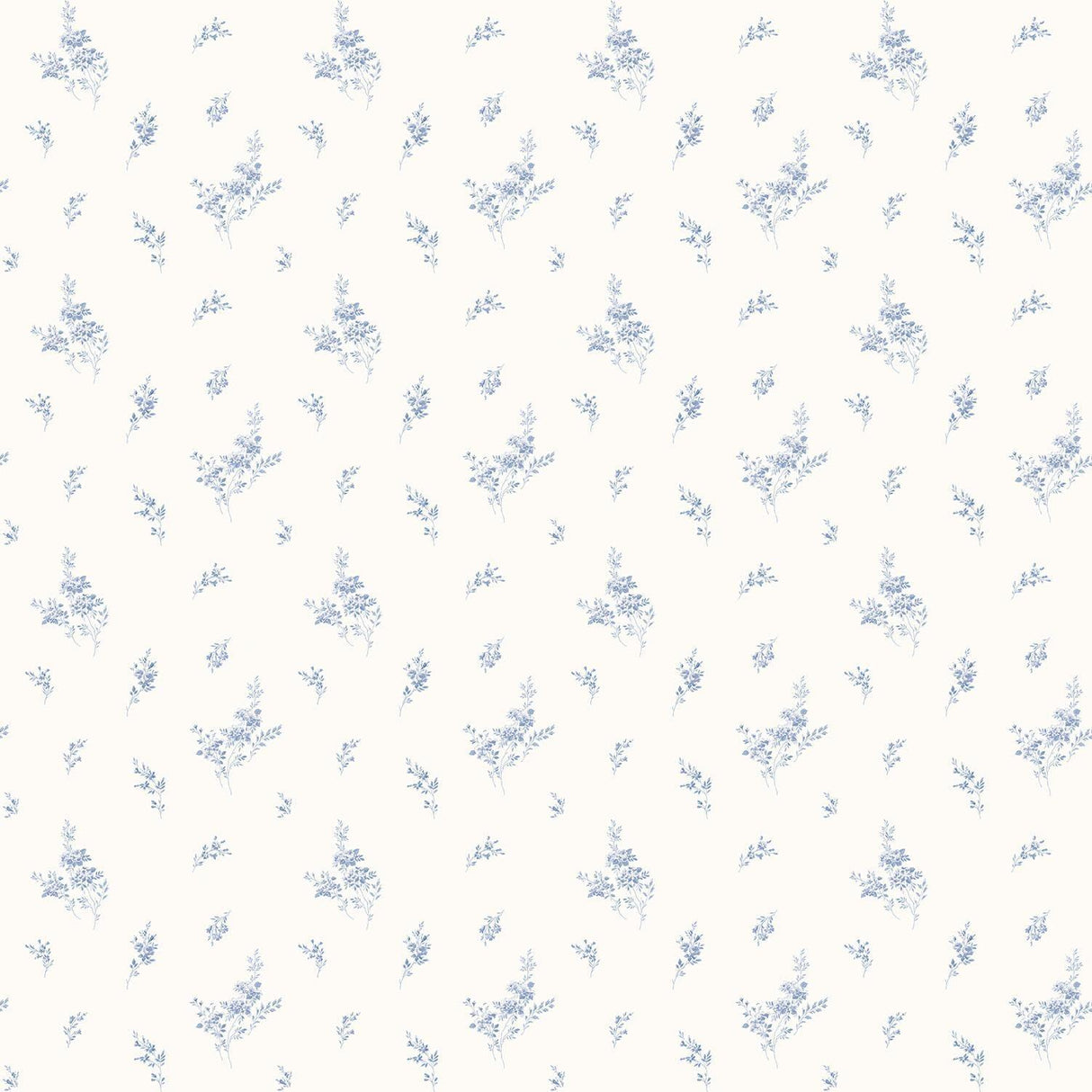 Galerie Small Floral Sprig Blue Wallpaper