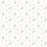 Galerie Small Floral Sprig Blue Wallpaper