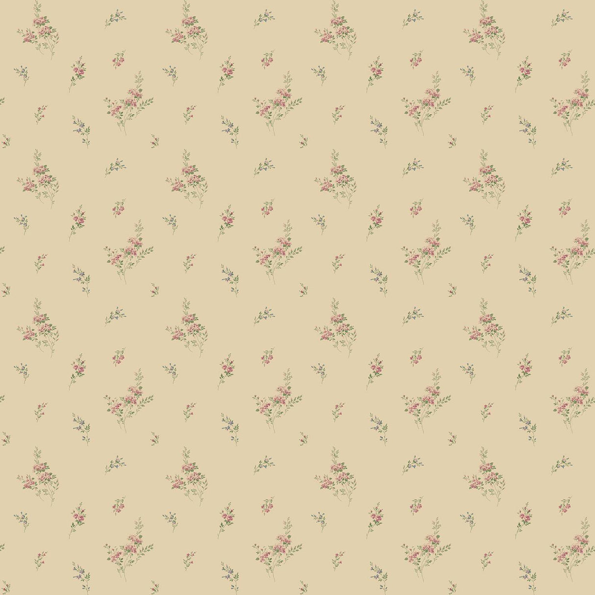 Galerie Small Floral Sprig Cream Wallpaper