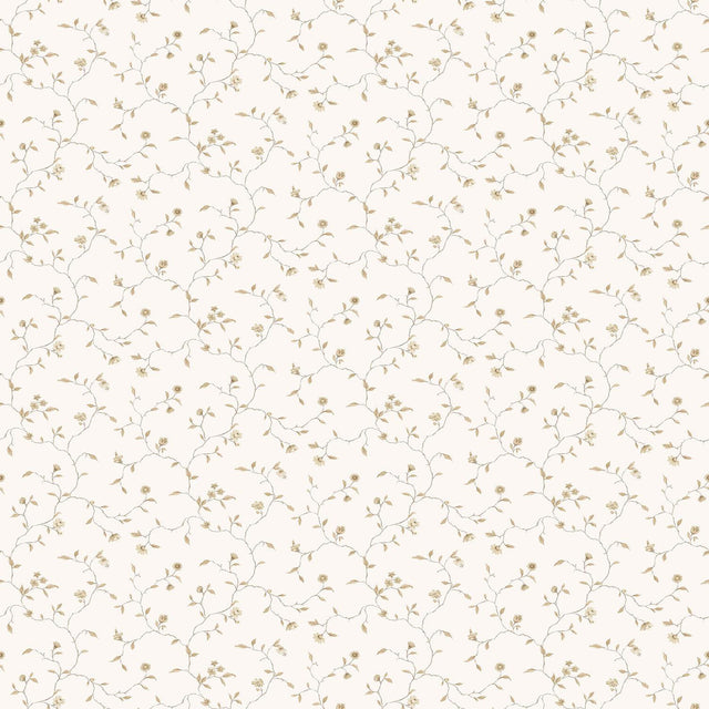Galerie Small Floral Trail White Wallpaper