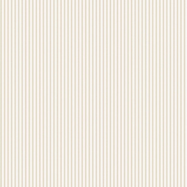 Galerie Ticking Stripe Cream Wallpaper