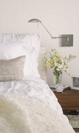 Galerie Ticking Stripe Cream Wallpaper